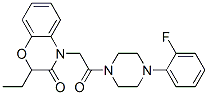 Piperazine, 1-[(2-ethyl-2,3-dihydro-3-oxo-4h-1,4-benzoxazin-4-yl)acetyl]-4-(2-fluorophenyl)-(9ci) Structure,606119-28-2Structure