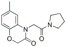 Pyrrolidine, 1-[(2,3-dihydro-6-methyl-3-oxo-4h-1,4-benzoxazin-4-yl)acetyl]-(9ci) Structure,606119-43-1Structure