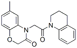 (9CI)-1-[(2,3-二氫-6-甲基-3-氧代-4H-1,4-苯并噁嗪-4-基)乙?；鵠-1,2,3,4-四氫-喹啉結(jié)構(gòu)式_606119-49-7結(jié)構(gòu)式