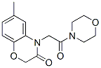 Morpholine, 4-[(2,3-dihydro-6-methyl-3-oxo-4h-1,4-benzoxazin-4-yl)acetyl]-(9ci) Structure,606119-50-0Structure