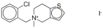 N-methyl ticlopidine iodide Structure,60612-09-1Structure