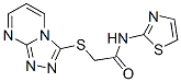 Acetamide, n-2-thiazolyl-2-(1,2,4-triazolo[4,3-a]pyrimidin-3-ylthio)-(9ci) Structure,606121-67-9Structure