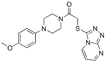 Piperazine, 1-(4-methoxyphenyl)-4-[(1,2,4-triazolo[4,3-a]pyrimidin-3-ylthio)acetyl]-(9ci) Structure,606121-76-0Structure