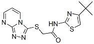 (9ci)-n-[4-(1,1-二甲基乙基)-2-噻唑]-2-(1,2,4-噻唑并[4,3-a]嘧啶-3-基硫代)-乙酰胺結(jié)構(gòu)式_606121-85-1結(jié)構(gòu)式