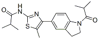 (9ci)-n-[4-[2,3-二氫-1-(2-甲基-1-氧代丙基)-1H-吲哚-5-基]-5-甲基-2-噻唑]-2-甲基-丙酰胺結(jié)構(gòu)式_606121-91-9結(jié)構(gòu)式