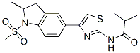 (9CI)-N-[4-[2,3-二氫-2-甲基-1-(甲基磺?；?-1H-吲哚-5-基]-2-噻唑]-2-甲基-丙酰胺結(jié)構(gòu)式_606121-98-6結(jié)構(gòu)式