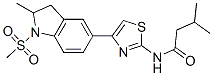 (9ci)-n-[4-[2,3-二氫-2-甲基-1-(甲基磺?；?-1H-吲哚-5-基]-2-噻唑]-3-甲基-丁酰胺結(jié)構(gòu)式_606121-99-7結(jié)構(gòu)式