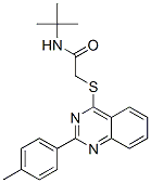 Acetamide, n-(1,1-dimethylethyl)-2-[[2-(4-methylphenyl)-4-quinazolinyl]thio]-(9ci) Structure,606132-33-6Structure