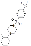 Piperazine, 1-(2-methylcyclohexyl)-4-[[4-(trifluoromethyl)phenyl]sulfonyl]-(9ci) Structure,606133-31-7Structure