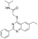 Acetamide, 2-[(6-ethyl-2-phenyl-4-quinazolinyl)thio]-n-(1-methylethyl)-(9ci) Structure,606134-60-5Structure