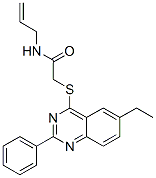 Acetamide, 2-[(6-ethyl-2-phenyl-4-quinazolinyl)thio]-n-2-propenyl-(9ci) Structure,606134-65-0Structure