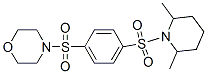 Morpholine, 4-[[4-[(2,6-dimethyl-1-piperidinyl)sulfonyl]phenyl]sulfonyl]-(9ci) Structure,606134-77-4Structure