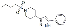 Piperidine, 1-(butylsulfonyl)-4-(5-phenyl-1h-pyrazol-3-yl)-(9ci) Structure,606134-92-3Structure