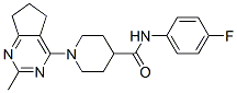 4-Piperidinecarboxamide, 1-(6,7-dihydro-2-methyl-5h-cyclopentapyrimidin-4-yl)-n-(4-fluorophenyl)-(9ci) Structure,606135-91-5Structure