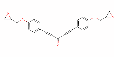 1,5-Bis[4-(2,3-epoxypropyloxy)phenyl ]penta-1,4-dien-3-one Structure,60618-05-5Structure