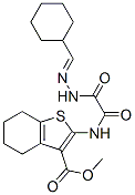 (9ci)-2-[[[(環(huán)己基亞甲基)肼基]氧代乙?；鵠氨基]-4,5,6,7-四氫-苯并[b]噻吩-3-羧酸甲酯結(jié)構(gòu)式_606484-66-6結(jié)構(gòu)式