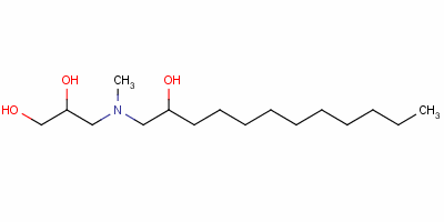 3-[(2-Hydroxydodecyl)methylamino]propane-1,2-diol Structure,60659-36-1Structure