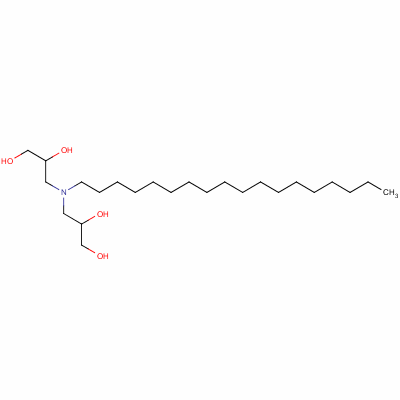 3,3’-(Octadecylimino)bispropane-1,2-diol Structure,60659-43-0Structure