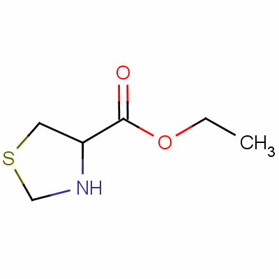 (R)-噻唑烷-4-羧酸乙酯結(jié)構(gòu)式_60664-15-5結(jié)構(gòu)式