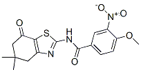 (9ci)-4-甲氧基-3-硝基-n-(4,5,6,7-四氫-5,5-二甲基-7-氧代-2-苯并噻唑)-苯甲酰胺結(jié)構(gòu)式_606922-91-2結(jié)構(gòu)式