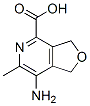 Furo[3,4-c]pyridine-4-carboxylic acid, 7-amino-1,3-dihydro-6-methyl-(7ci) Structure,606967-41-3Structure