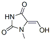 (9ci)-5-(羥基亞甲基)-1-甲基-2,4-咪唑啉二酮結(jié)構(gòu)式_606976-45-8結(jié)構(gòu)式