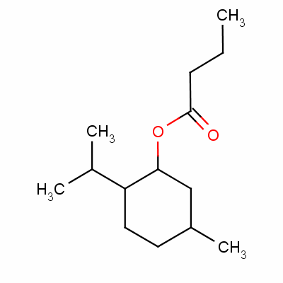 Menthyl butyrate Structure,6070-14-0Structure