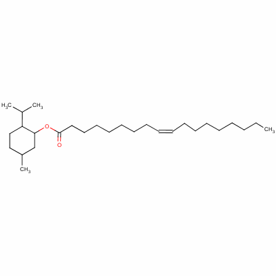 (1Alpha, 2beta, 5alpha)-5-methyl-2-(1-methylethyl)cyclohexyl oleate Structure,6070-18-4Structure