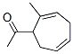 Ethanone,1-(2-methyl-2,5-cycloheptadien-1-yl)-(9ci) Structure,60711-83-3Structure