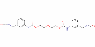 氧基二乙烯雙[(3-異氰?；谆交?氨基甲酸酯]結(jié)構(gòu)式_60732-52-7結(jié)構(gòu)式