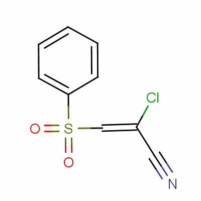 2-Chloro-3-(phenylsulphonyl)acrylonitrile Structure,60736-58-5Structure