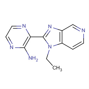 3-(1-Ethyl-1h-imidazo[4,5-c]pyridin-2-yl)-2-pyrazinamine Structure,607374-09-4Structure