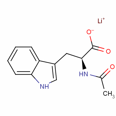 Lithium n-acetyl-l-tryptophanate Structure,60780-06-5Structure