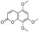 5,7,8-Trimethoxycoumarin Structure,60796-65-8Structure