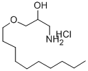 1-Amino-3-decyloxy-2-propanol hydrochloride Structure,60812-23-9Structure