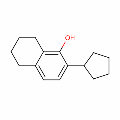 2-Cyclopentyl-5,6,7,8-tetrahydro-1-naphthol Structure,60834-82-4Structure