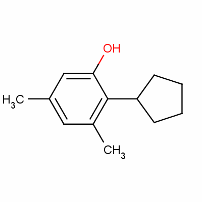 2-Cyclopentyl-3,5-xylenol Structure,60834-83-5Structure