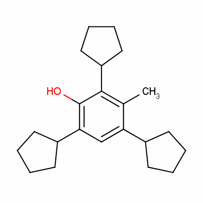 2,4,6-Tricyclopentyl-m-cresol Structure,60834-86-8Structure