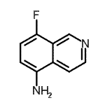 8-氟異喹啉-5-胺結構式_608515-47-5結構式