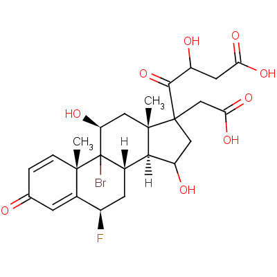 9-Bromo-6beta-fluoro-11beta,17,21-trihydroxypregna-1,4-diene-3,20-dione 17,21-di(acetate) Structure,60864-40-6Structure