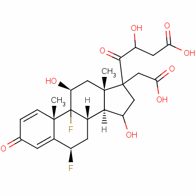 6Beta,9-difluoro-11beta,17,21-trihydroxypregna-1,4-diene-3,20-dione 17,21-di(acetate) Structure,60864-46-2Structure