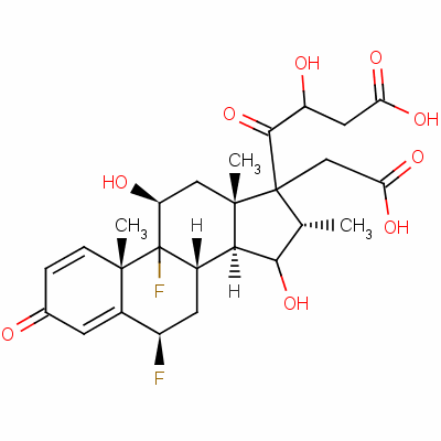 6Beta,9-difluoro-11beta,17,21-trihydroxy-16alpha-methylpregna-1,4-diene-3,20-dione 17,21-di(acetate) Structure,60864-47-3Structure