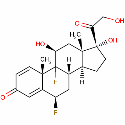 6Beta,9-difluoro-11beta,17,21-trihydroxypregna-1,4-diene-3,20-dione Structure,60864-55-3Structure