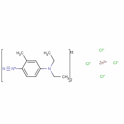 4-Diethylamino-2-methylbenzenediazonium chloride hemi(zinc chloride) salt Structure,60869-69-4Structure