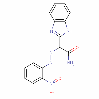 Alpha-[(2-nitrophenyl)azo]-1h-benzimidazole-2-acetamide Structure,60871-05-8Structure