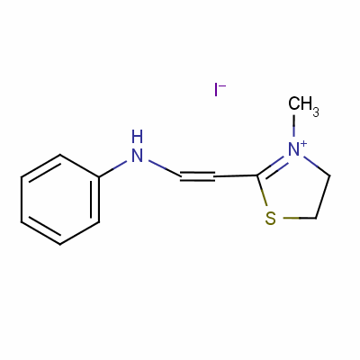 2-(Beta-anilino)vinyl-3-methyl thiazolium iodide Structure,60878-87-7Structure