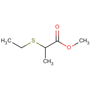 2-(乙基硫代)丙酸甲酯結(jié)構(gòu)式_60887-84-5結(jié)構(gòu)式