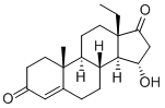 13Beta-ethyl-15a-hydroxy-18-norandrost-4-ene-3,17-dione Structure,60919-46-2Structure