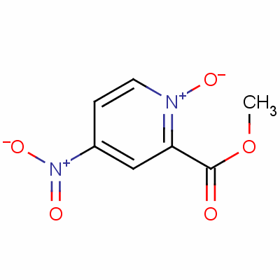 Methyl 4-nitropyridine-2-carboxylate 1-oxide Structure,60923-20-8Structure