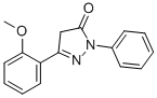 2,4-Dihydro-5-(2-methoxyphenyl)-2-phenyl-3h-pyrazol-3-one Structure,60946-74-9Structure